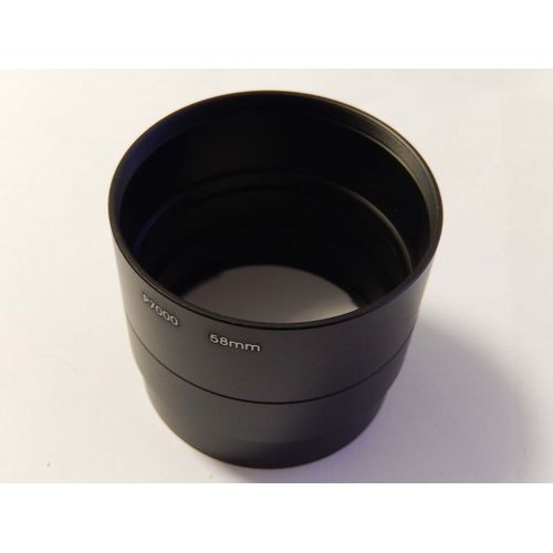 Adaptateur filtre tube vhbw pour appareil photo Nikon CoolPix P7000, P7100 diamètre de 58mm.