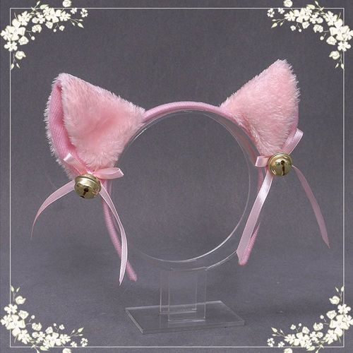 Serre-Tête Oreilles De Chat Anime, Cosplay, Lolita, N?ud Papillon, Cloche, Bandeau, Pince À Cheveux, Costume De Fête Mascarade Pour Filles