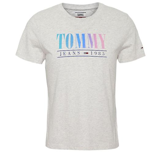 T Shirt Tommy Jeans Summer Multicolor Femme Blanc