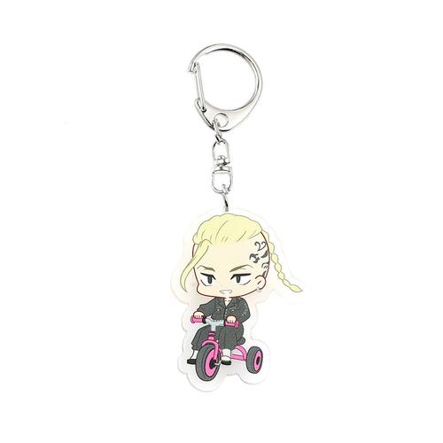 Porte-Clés Kawaii avec Pendentif de l'Animé Tokyo Revengers, pour Cosplay, avec Manjiro, Ken, Takemichi, Hinata, Atsushi, Chibi, Accessoires de Collection pour Fans