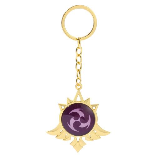 Porte-Clé Avec Pendentif En Forme D'arme À Feu Pour Homme Et Femme, Accessoire Lumineux, 7 Éléments, Anime, Dieu, Genshin, Impact Eye