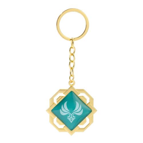 Porte-Clé Avec Pendentif En Forme D'arme À Feu Pour Homme Et Femme, Accessoire Lumineux, 7 Éléments, Anime, Dieu, Genshin, Impact Eye