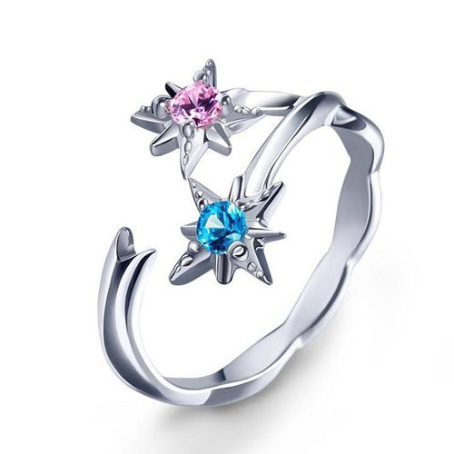 Bague Avec Votre Nom, Bijoux De Luxe, Accessoires De Cosplay, Strass Couleur Argent, Ouverts, Réglables, Accessoires De Mode