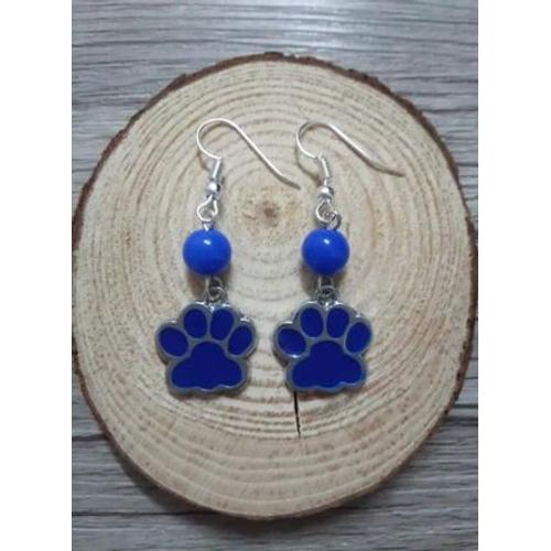 Boucles D'oreilles En Perles De Verre Multicolores, 10 Paires, Motif Patte De Chien, Ours, Livraison Rapide, Nouvelle Mode