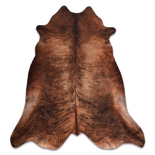 180x220 Cm Tapis Imitation Peau De Vache, Vache G5067-3, Peau Marron