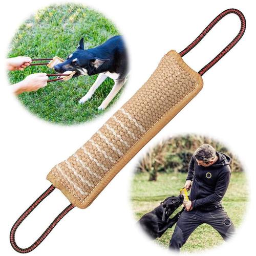 Boudin ¿¿ Mordre En Jute Pour Chien, Jouet Morsure Chien Extra Robuste, Durable, Jouets Interactifs Pour Les Chiens De Moyenne ¿¿ Grande Taille, Id¿¿Al Pour Le Tir ¿¿ La Corde