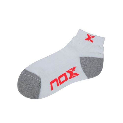 Vetements: Chaussettes Courtes Nox Blanche Orange Fluo Femme-Taille-35/39