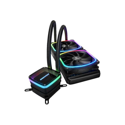 Enermax Aquafusion ELC-AQF240-SQA - Système de refroidissement liquide de processeur - (pour : LGA1150, LGA1151, LGA1155, LGA1156, LGA1366, LGA2011, LGA2011-3, LGA2066, AM2, AM2+, AM3, AM3+, AM4...