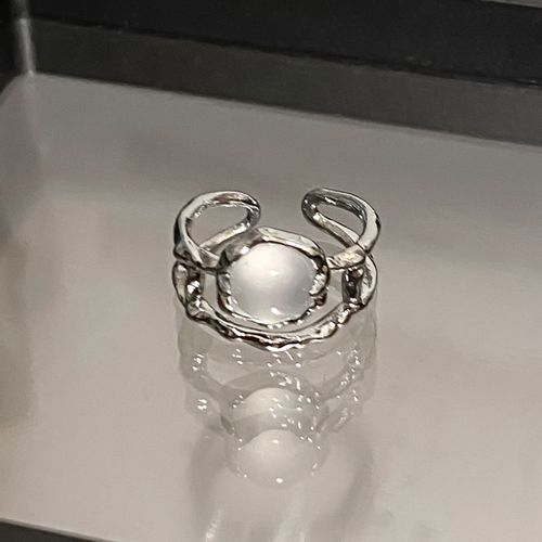 Bagues Romantiques Avec Ailes D'ange Et De Démon Pour Homme Et Femme, Anneau De Couple Avec Ouverture Réglable, Pierre De Lune, Bijoux De Ix, Mode Gothique
