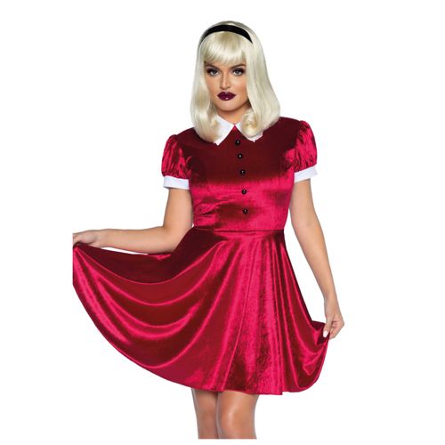 Déguisement Baby Doll Rouge Femme - Taille: M (40-42)