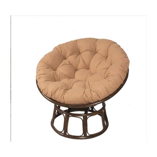 Coussins De Chaise D'extérieur Coussin De Siège Rembourré Siège Balançoire Hamac Balançoire Ronde Siège Balançoire Siège Oiseau Chaise Suspendue Coussin Matelas Suspendu -Caqui 50x50cm Goodnice