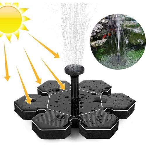 Fontaine Solaire D'extérieur Avec Panneau Solaire 1,5 W Goodnice