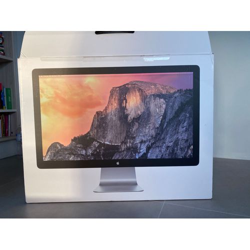 Apple Thunderbolt Display - Écran LED - 27" - 2560 x 1440 - IPS - 375 cd/m² - 1000:1 - 12 ms - Thunderbolt - haut-parleurs avec subwoofer