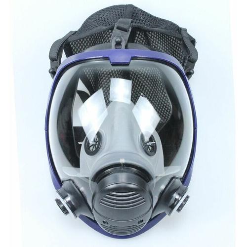 Masque respiratoire à masque intégral réutilisable, masque à gaz respiratoire à vapeur organique, masque à gaz en silicone à grande vue, corps de masque intégral goodnice