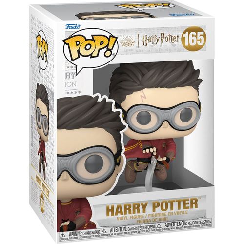 Harry Potter - Figurine Pop! Harry W/Broom(Quidditch) 9 Cm