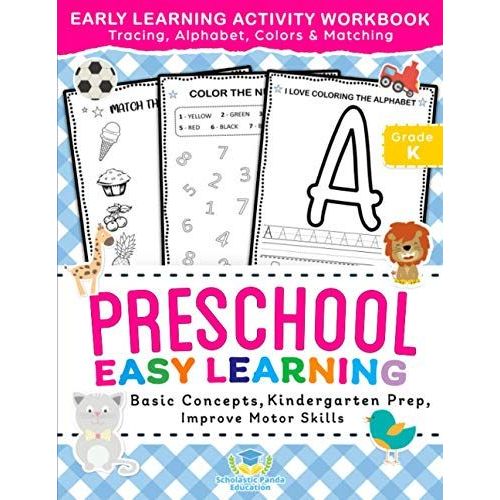 Preschool Easy Learning Activity Workbook