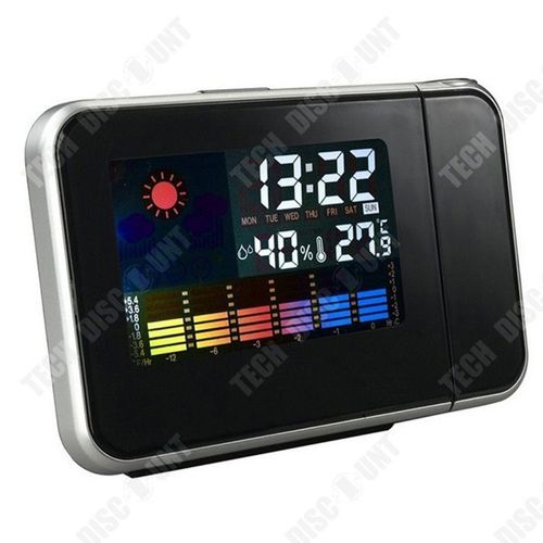 TD Reveil numerique ferreux réveil électronique LCD reveil digital réveil matin horloge digitale affichage de la température réveil