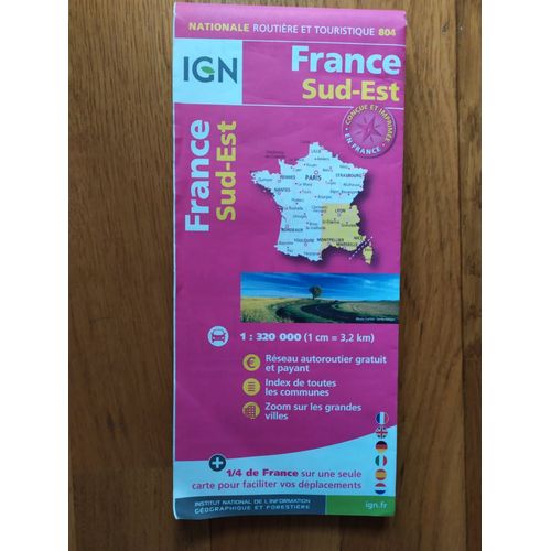 France Sud-Est 1:320 000