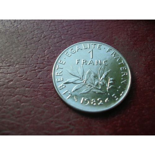 1 Franc Semeuse 1982 Rare 91000ex