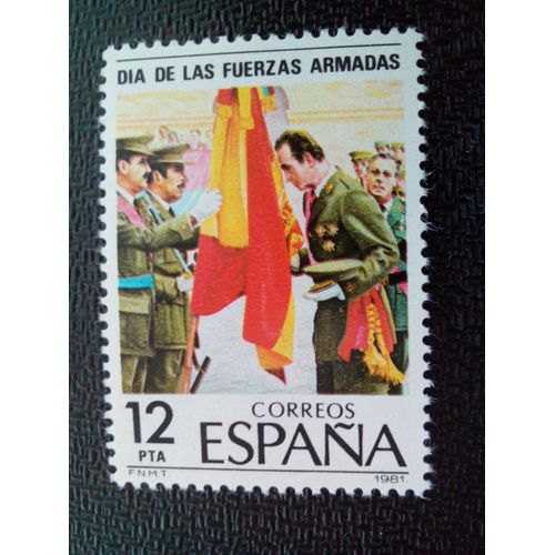 Timbre Espagne Yt 2245 Journée Des Forces Armées 1981 ( 021004 )