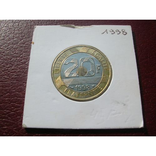 Rare 20 Francs Mont Saint Michel 1998 En Bu.Neuve