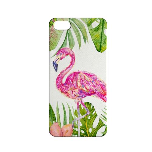 Coque Rigide Compatible Pour Iphone 5c Flamant Rose Flamingo Concept Art 08