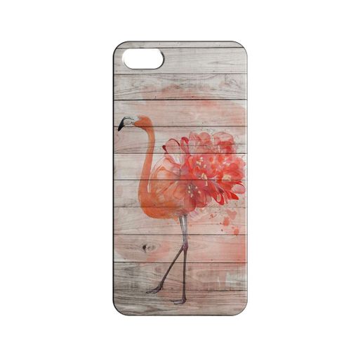Coque Rigide Compatible Pour Iphone 5c Flamant Rose Flamingo Concept Art 10