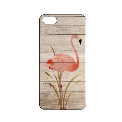 Coque Rigide Compatible Pour Iphone 5c Flamant Rose Flamingo Concept Art 09