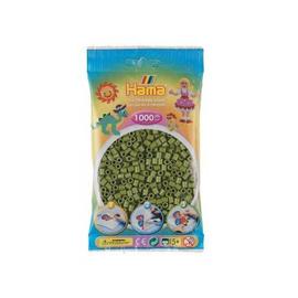 Hama - Hama 84 - Lot 1000 perles a repasser MIDI 5 mm Vert Olive - Pour  plaque a picots - Jeu creatif - Perles - Rue du Commerce