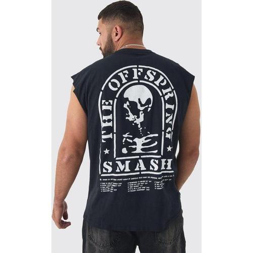 Plus Offspring License Back Print Vest Homme - Noir - Xxxl, Noir