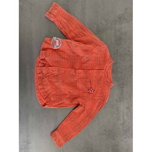 Chemise Longues Manches Rouge Et Noire Boboli