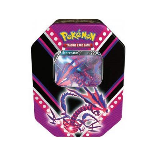 Pokebox Ethernatos V - 220 PV - Carte Francaise A Collectionner Pokemon - Boite  Metal Violette - Puissances-V