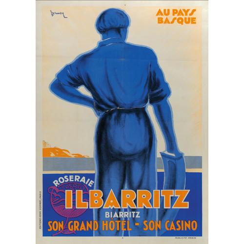 Affiche Biarritz Son Grand Hôtel Et Casino