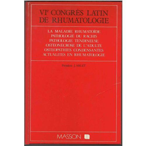 Vie Congres Latin De Rhumatologie