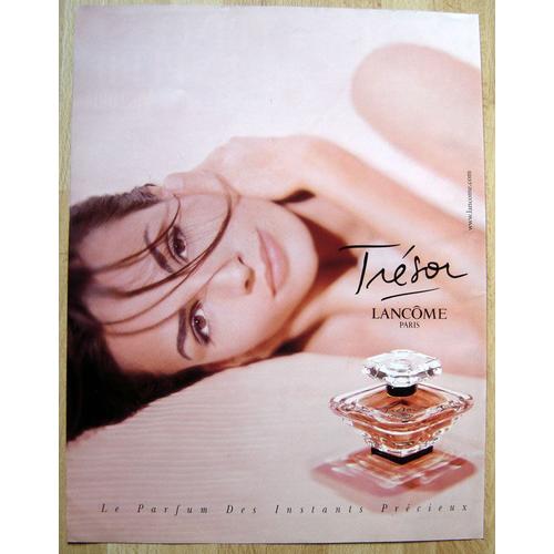 Publicité Papier - Parfum "Trésor" De Lancôme De 1997, Égérie Inès Sastre