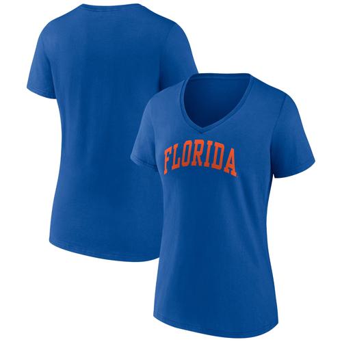 T-Shirt À Col En V Fanatics Royal Florida Gators Basic Arch Pour Femmes