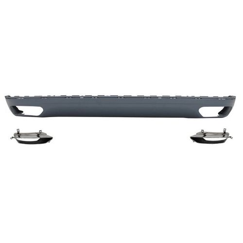 Diffuseur pare-choc arrière pour Audi A8 D4 10-14 Embouts silencieux Design W12