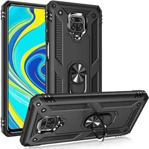 Coque Pour Xiaomi Redmi Note 9 Pro Redmi Note 9s, Double Couche Antichoc Avec Anneau De Rotation Pour Redmi Note 9s/Note 9 Pro/Note 9 Pro Max