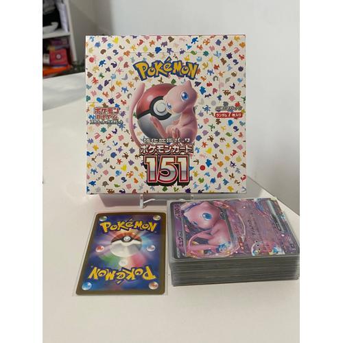 Display Pokémon 151 Sv2a - Sealed/Shrinked-Japanese (+1 Carte Ex Offerte Aléatoire)