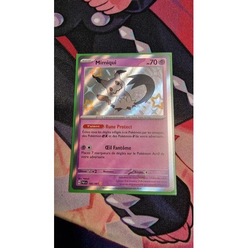 Carte Pokemon Mimiqui Shiny 160/091