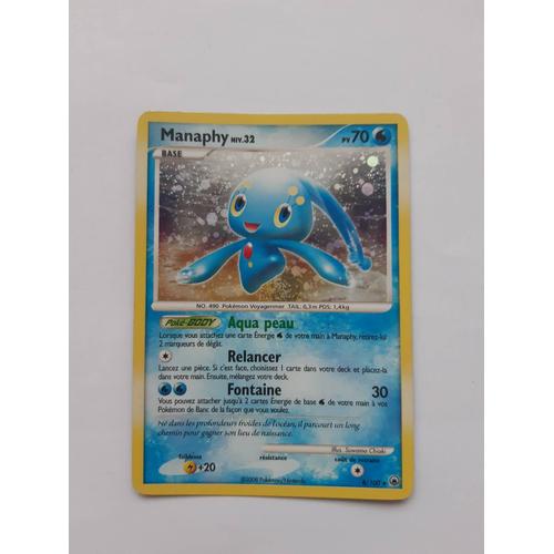 Pokemon Manaphy 8/100 Aube Majestueuse Vf Holo 2008