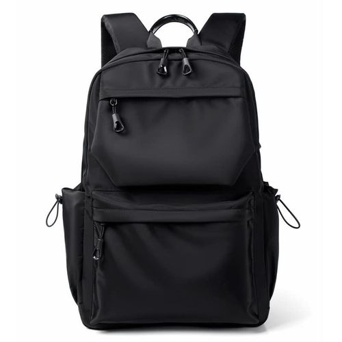 Sac à dos à la mode sacs imperméables sac de voyage de grande capacité multi-poches avec Port de chargement USB (noir)