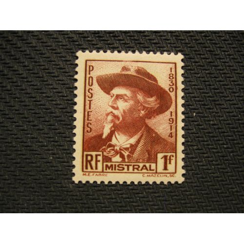 Timbre "(Frédéric) Mistral 1830-1914", De 1941 - Y&t N° 495