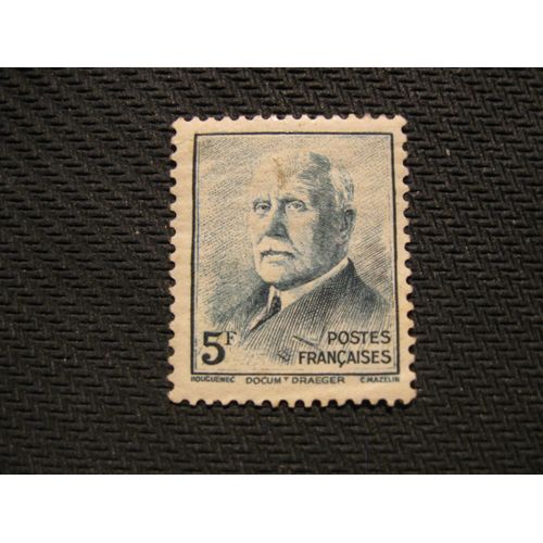 Timbre "Maréchal Pétain", De 1942, Type Bouguenec - Y&t N° 524
