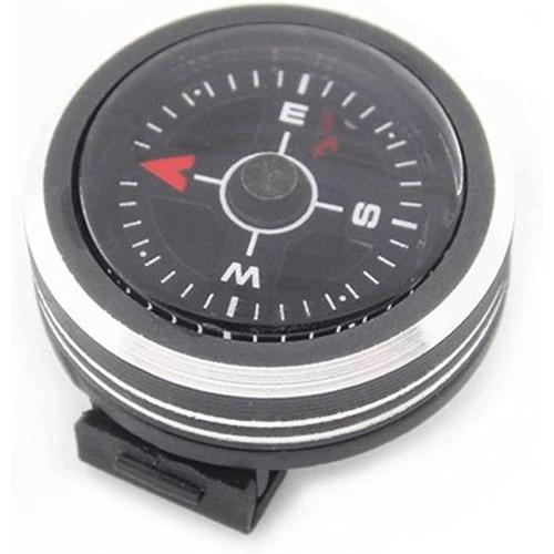 Navigation Par Boussole Mini Pocket Compass Randonnée En Plein Air Accessoires De Camping Mini Watch Bouton Précision Navigation Sangle Survie Compas Compas Compas