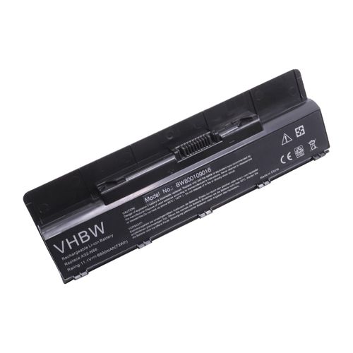 Batterie Li-Ion vhbw 6600mAh pour ordinateur portable, notebook Asus N56, N56D, N56DP, N56V, N56VJ, N56VM, N56VZ. Remplace: A32-N56, A33-N56, A31-N56.