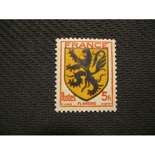 Timbre "Armoiries Des Flandres" De 1944 - Y&t N° 602
