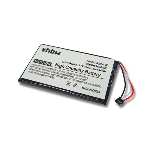 vhbw Batterie compatible avec Garmin Nüvi 3790T, 3790LMT GPS, appareil de navigation (1200mAh, 3,7V, Li-polymère)