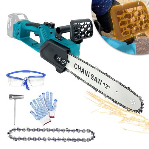 Tronçonneuse Brushless sans fil Légère , Auto lubrification - Sans chargeur de batterie - Compatible avec batteries Makita