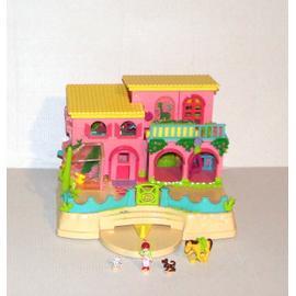 Polly pocket maison ou mas provencal avec figurines polly pocket mattel  2000